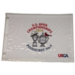 Twenty (20) 2014 US Open at Pinehurst No. 2 Dual Logo White Embroidered Flags - Kaymer & Wie