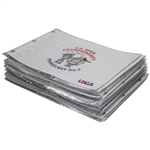 Twenty (20) 2014 US Open at Pinehurst No. 2 Dual Logo White Embroidered Flags - Kaymer & Wie