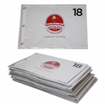 Twenty (20) 2018 Senior PGA KitchenAid Embroidered White Flags - Paul Broadhurst Winner