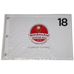 Twenty (20) 2018 Senior PGA KitchenAid Embroidered White Flags - Paul Broadhurst Winner