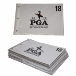 Ten (10) 2019 PGA Championship at Bethpage Black White Embroidered Flags - Brooks Koepka Winner