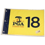Twenty (20) 2020 PGA Championship at Harding Park Yellow Screen Flags - Collin Morikawa Winner