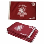Twenty (20) 2016 US Open Championship at Oakmont Red Screen Flags - Dustin Johnson Winner