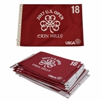 Twenty (20) 2017 US Open Championship at Erin Hills Red Screen Flags - Brooks Koepka Winner