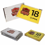 Twenty (20) 2017 Senior PGA Flags - 15 Embroidered & 5 Yellow Screen - Bernhard Langer Winner