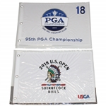 2018 US Open at Shinnecock & 2013 PGA Championship at Oak Hill Embroidered Flags