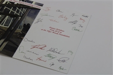 2006 Tiger Woods Foundation Facsimile Signed Christmas Card