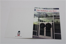 2006 Tiger Woods Foundation Facsimile Signed Christmas Card