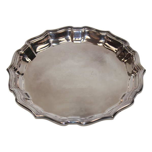 1989 MCI Heritage Classic Silver Plated Bowl/Plate - April