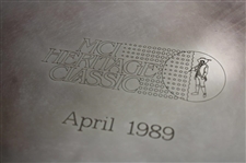1989 MCI Heritage Classic Silver Plated Bowl/Plate - April