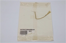 2003 Augusta National Golf Club 24 Karat Gold Plated Christmas Ornament in Original Package