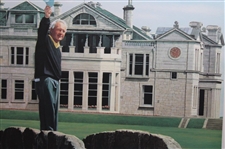Arnold Palmer Signed Ltd Ed 'Palmer's Farewell to the Open' Swilken St Andrews Helen Rundell Print