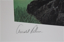 Arnold Palmer Signed Ltd Ed 'Palmer's Farewell to the Open' Swilken St Andrews Helen Rundell Print