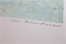 Arnold Palmer Signed Ltd Ed 'Palmer's Farewell to the Open' Swilken St Andrews Helen Rundell Print