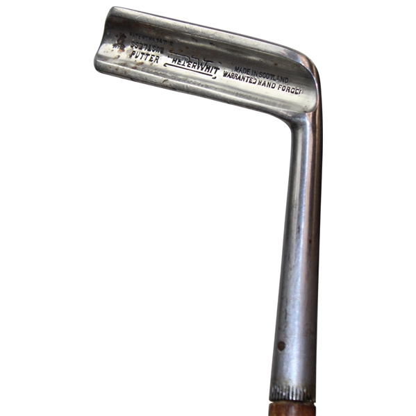 The Per Whit Model Made In Scotland Warranted Hand Forged Rustless Putter Pat No. 247116