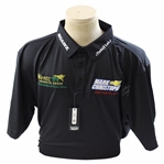 John Daly Signed Personal Straight Down Black Performance 3XL Shirt w/Sponsors JSA ALOA
