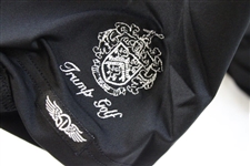John Daly Signed Personal Straight Down Black Performance 3XL Shirt w/Sponsors JSA ALOA