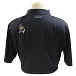 John Daly Signed Personal Straight Down Black Performance 3XL Shirt w/Sponsors JSA ALOA