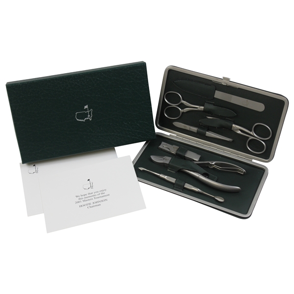 2001 Augusta National GC Masters Tournament Gift - Grooming Kit in Original Box w/Card