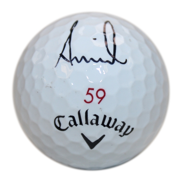 Annika Sorenstam Signed Callaway 59 Logo Golf Ball JSA ALOA