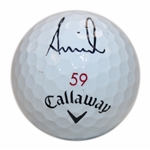 Annika Sorenstam Signed Callaway 59 Logo Golf Ball JSA ALOA
