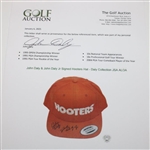 John Daly & John Daly Jr Signed Hooters Hat - Daly Collection JSA ALOA