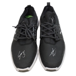 John Daly Signed Match Used Black & White Puma Golf Shoes - Daly Collection