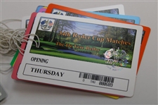 2001 Ryder Cup At The Belfry Ticket Set