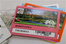 2001 Ryder Cup At The Belfry Ticket Set