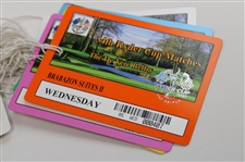 2001 Ryder Cup At The Belfry Ticket Set