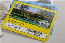 2001 Ryder Cup At The Belfry Ticket Set