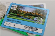 2001 Ryder Cup At The Belfry Ticket Set