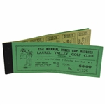 1975 Ryder Cup At Laurel Valley Ticket Book