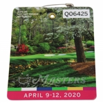 2020 Masters Tournament SERIES Badge #Q06425 - Dustin Johnson Winner