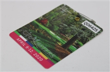 2020 Masters Tournament SERIES Badge #Q06425 - Dustin Johnson Winner