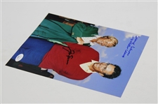 Jack Nicklaus & Tommy Aaron Dual Signed Green Jacket 8x10 Photo JSA #CB46167