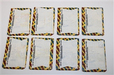 Eight (8) Unopened 1981-82 Donruss Golf Cards in Original Sealed Wax Packs