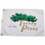 Tom Watson Signed Torrey Pines Flag JSA ALOA
