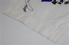 Graeme McDowell Signed 2010 Ryder Cup at Celtic Manor Embroidered Flag JSA ALOA