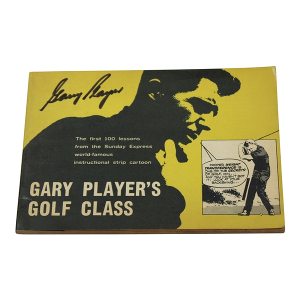 Gary Player Signed Gary Players Golf Class Book JSA ALOA