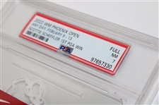 2022 Waste Management Phoenix Any Single Day Ticket #137444 PSA Graded NM 7