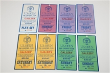 1988 US Open at The Country Club Gallery Ticket Set #007260 - Strange Win
