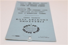 1976 World Series Of Golf at Firestone Country Club Sunday Ticket #00254