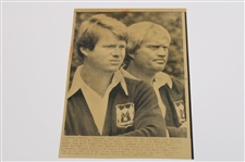 Twelve (12) Jack Nicklaus Photos - Trophies, Action, Press, Wire & other