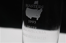 Mark Calcavecchia's 1993 Masters Tournament Hole No. 15 Steuben Crystal Eagle Glass