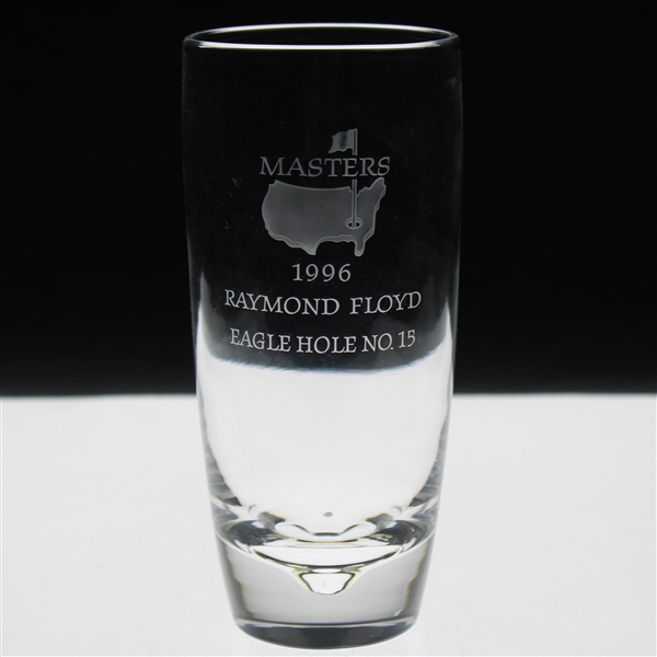 Ray Floyds 1996 Masters Tournament Hole No. 15 Steuben Crystal Eagle Glass