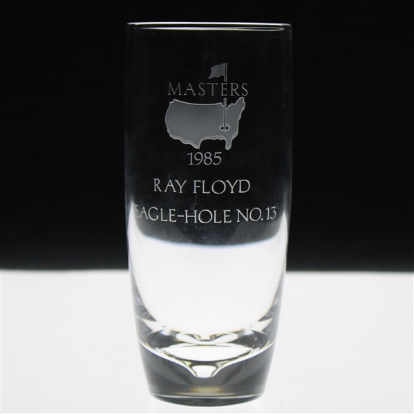 Ray Floyds 1985 Masters Tournament Hole No. 13 Steuben Crystal Eagle Glass