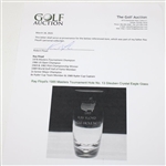 Ray Floyd's 1985 Masters Tournament Hole No. 13 Steuben Crystal Eagle Glass