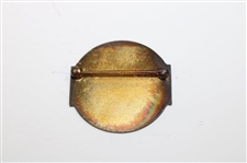 1944 PGA Championship at Manito G&CC Contestant Badge - Bob Hamilton Winner