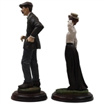 Male & Female Golfer Fairweather Collection Statues